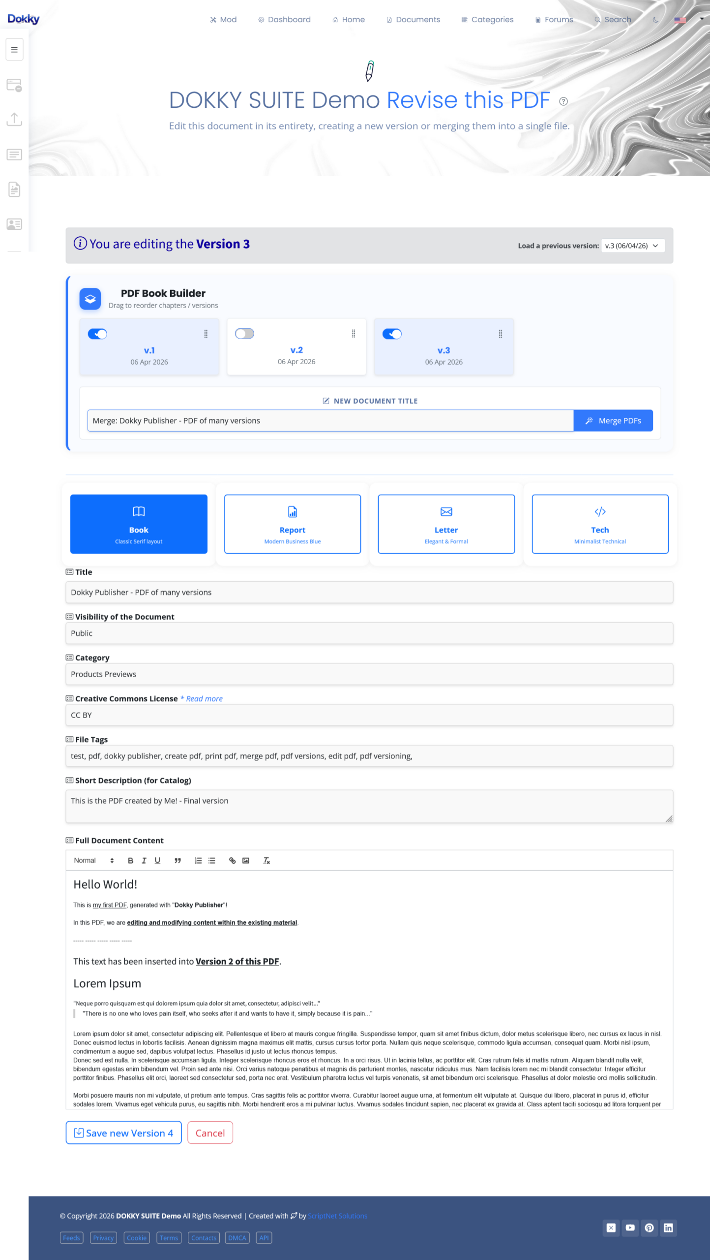 Dokky Publisher - Edit PDF